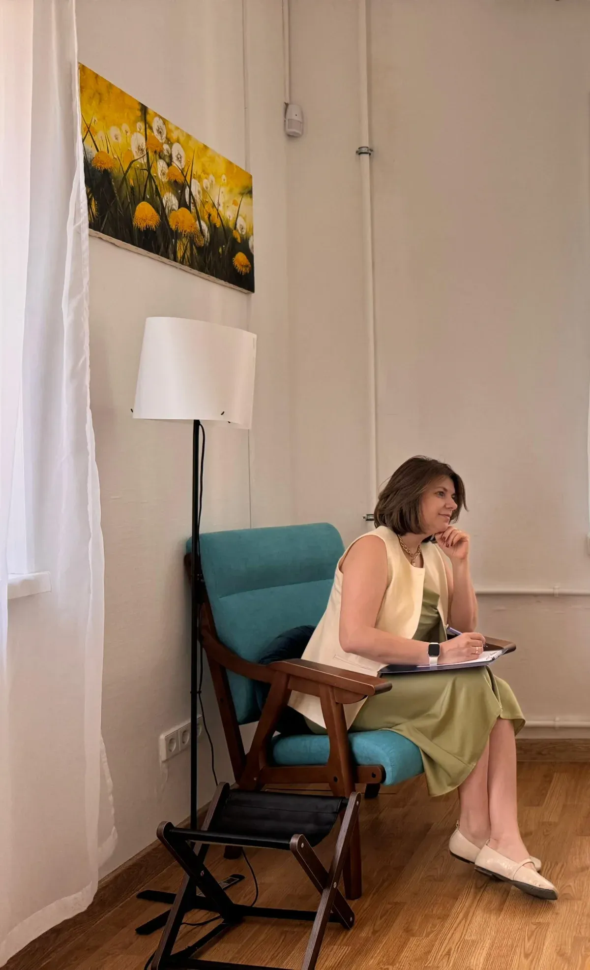 Светлана Рябкова во время консультации